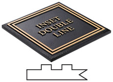 Inset Double Line